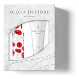 Estuche Aqua Di Fiore Flor N3 + Gel De Ducha Vegano X 90ml