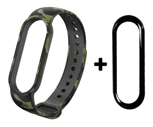 Pulseira Para Xiaomi Mi Band 6 + 1 Película Nano Gel