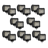 20pz Faros 24 Led Dually Bicolor Blanco Ambar Estrobo 4x4 F1