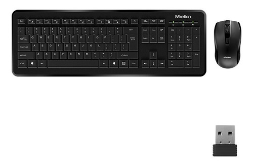 C4120, Kit Inalámbrico Oficina Teclado + Mouse, Meetion