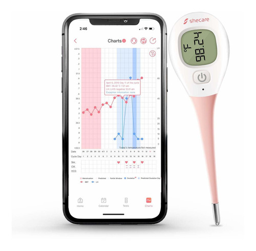 Shecare Termmetro Digital Basal Corporal Para Ovulacin, Term