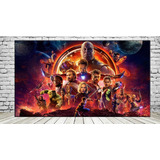 Cuadros Avengers Infinity War 30x57 Cm En Lienzo Habitacion