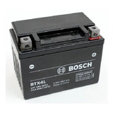Bateria Bosch Ytx4l-bs = Btx4l 12v 3ah Honda Cg 125 Titan