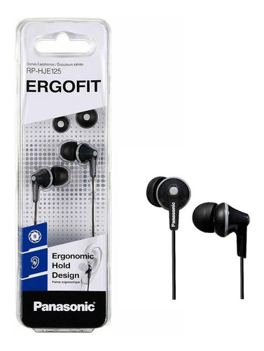 Auriculares In Ear Panasonic Rp-hje125 Ergofit Solo Envios
