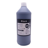 Tinta Dye Premiun Para Cartucho Hp Botella 1 Litro Negro 
