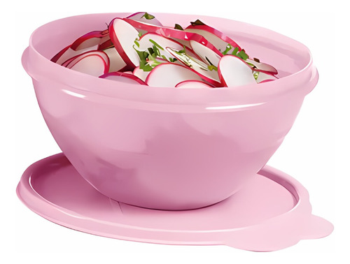 Tupperware Maravilhosa Redonda Rosa (1 L) - Hermético