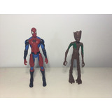 Marvel Toys Bizz Spiderman Buceador Y Groot (bootleg)