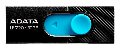 Memoria Flash Usb 2.0 Adata Uv220 32gb Retráctil Negro/azul
