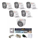 Dvr 08 Canais Hikvision / 05 Bulletcolorvu / 01 Dome Colorvu