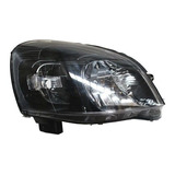 Faro Chevrolet Chevy C3 2009-2010-2011-2012 Fondo Negro 