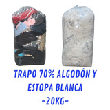 Trapo Claro Y Estopa Blanca 70% Algodón - 20kg