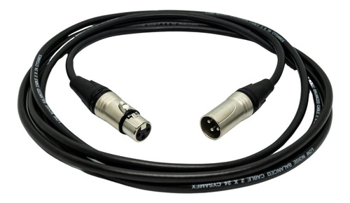 Cable Xlr De  2 Metros Balanceado Varios Colores