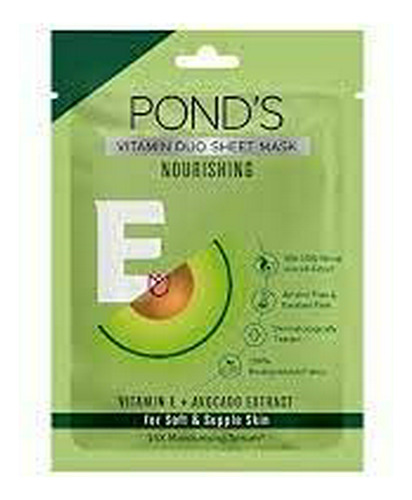 Mascarilla Nutritiva Con Vitamina E De Pond's, Con Extracto 