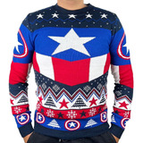 Sueter Navideño Unitalla Sweaters Unisex Capitán América