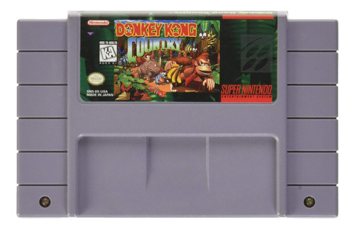 Donkey Kong Country 1 Snes Fisico El Primero De La Trilogia