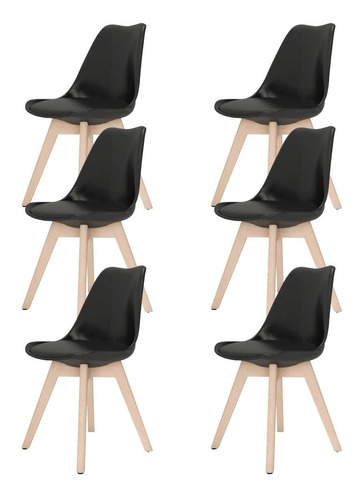 6 Pçs Cadeiras 85cmx49cm De Estudos P/escritórios Envio Rápi