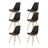 Kit 6 Cadeiras 85cmx49cm Eames Escritórios Mais Vendida