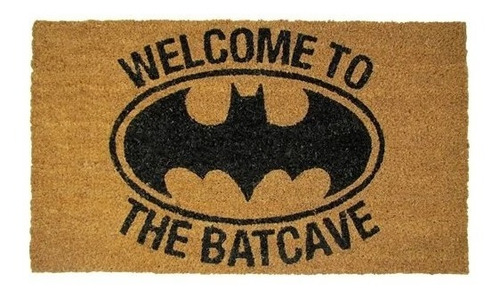 Tapete Batman Welcome Baticueva Bienvenido Decoracion Casa