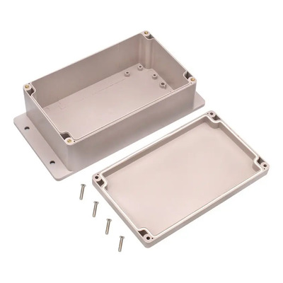 Caja Para Proyectos De Electrónica 200x120x75mm Impermeable Gris