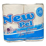 Papel Higiénico New Pel 30m Simple Hoja Premium X4 Rollos