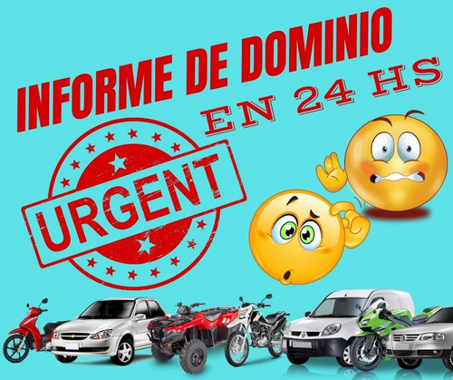 Informe De Dominio En 24 Hs Auto O Moto No Pagues De Mas !