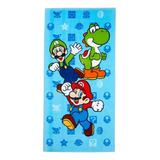Toalla Niños Super Mario Bros Beach Towel 69x137cm Importada