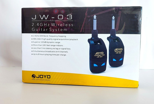 Transmisor Sistema Inalámbrico Joyo 2,4 Ghz Guitarra Jw-03