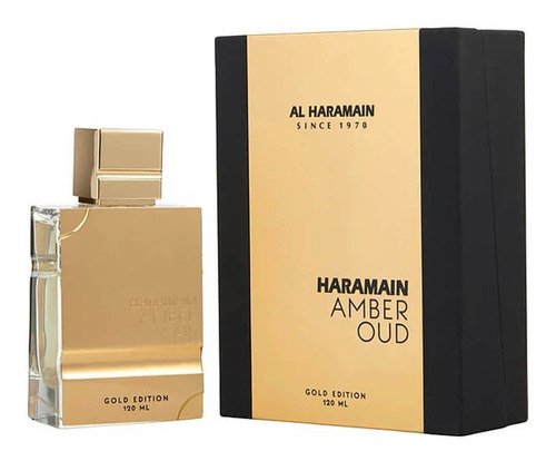 Perfume Original Al Haramain Amber Oud Gold 120ml Hombre