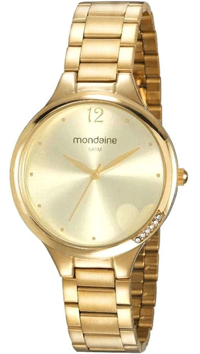 Relógio Mondaine Feminino Analógico Dourado 32215lpmvde1