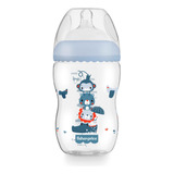 Biberón First Moments Boca Super Ancha Azul 330ml