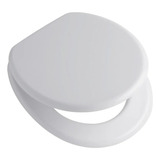 Tapa Asiento Inodoro Laqueada Blanco Herraje Nylon Pringles