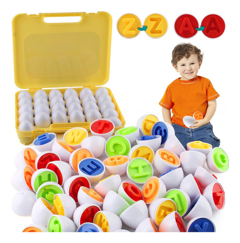 Huevos De Juguete Educativos Para Niños Multicolor 26 Piezas