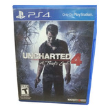 Uncharted 4: A Thief's End Standard Edition Sony Ps4  Físico