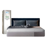 Colchon Individual Zen En Caja Memory Foam Premium 25 Cm