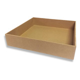 3 Cajas Sin Tapa 30x30x06 - Madera Mdf