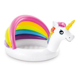 Pileta Inflable Unicornio Intex Wet Set Collection 57113 Unicornio 45l Multicolor Caja