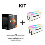 Kit Amd Ryzen 7 5800x 3.8ghz 8 Core S-am4 + Memoria Ram Ddr4