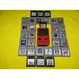 Consola Game Boy Tabique Roja Con Un Juego A Escoger Origina