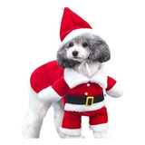 Disfraz De Navidad For Mascotas Con Capa