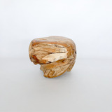 Taburete De Madera Suar Maciza Pearl