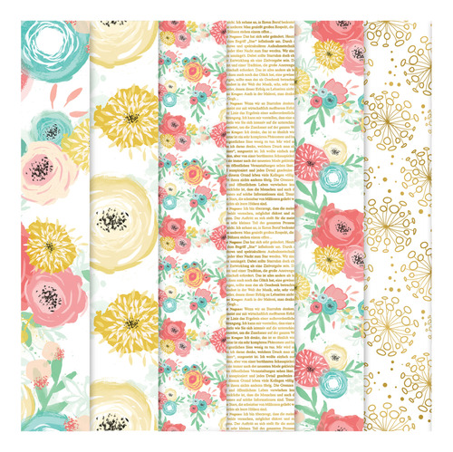 Papeles Para Scrapbook Jardin 2