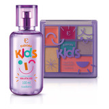 Kit Eudora Kids: Palete De Maquiagem Multifuncional Poder Colorido 7g + Era Uma Vez Colônia Infantil 100ml