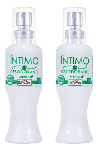 Kit 02 Desodorante Íntimo Menta Feminino E Masculino 35ml