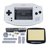 Carcasa Para Game Boy Advance (gba) Color Solido Plata