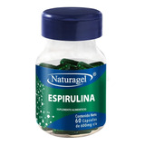 Espirulina 60 Cápsulas De 600 Mg Naturagel Sin Sabor