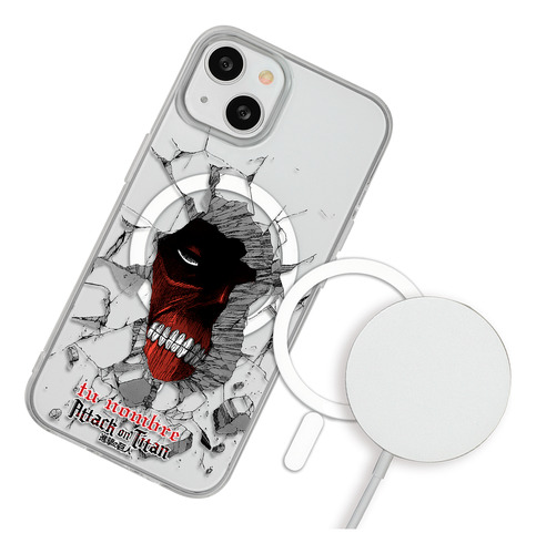 Funda Para iPhone Magsafe Colosal Nombre Attack On Titan