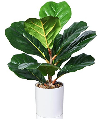 Kazeila Artificial Fiddle Leaf Fig Tree Fake Ficus Lyrata Pl