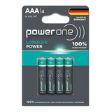 Pilas Alcalinas Power One Longlife Power Aaa 1.5v Blíster X4