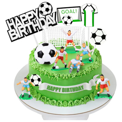Decoración De Pastel De Jugador De Fútbol
