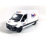 Mercedes-benz 2020 Sprinter Fedex 1:48 Kinsmart 13x5.5x4.5cm